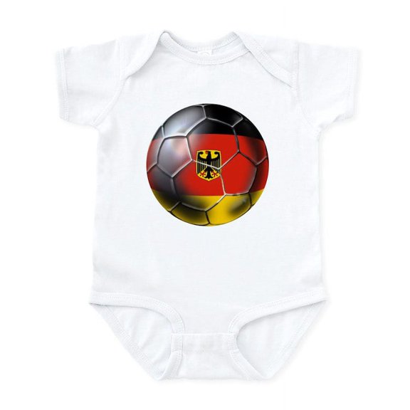 CafePress - German Soccer Infant Bodysuit - Baby Light Bodysuit, Size Newborn - 24 Months