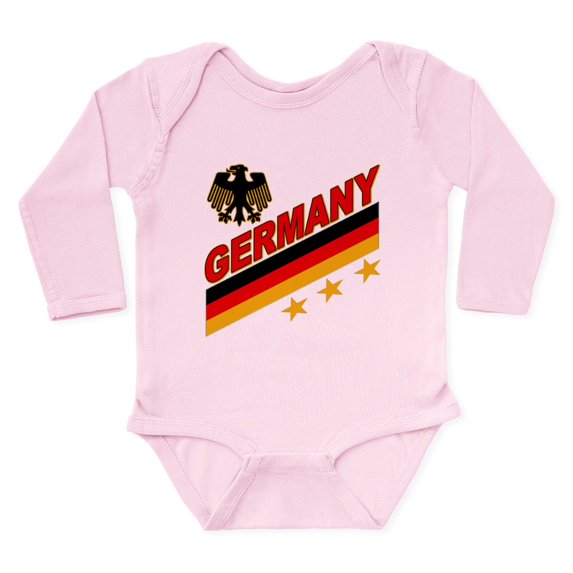 CafePress - Germany Body Suit - Long Sleeve Cotton Baby Bodysuit