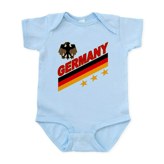 CafePress - Germany Infant Bodysuit - Baby Light Bodysuit, Size Newborn - 24 Months