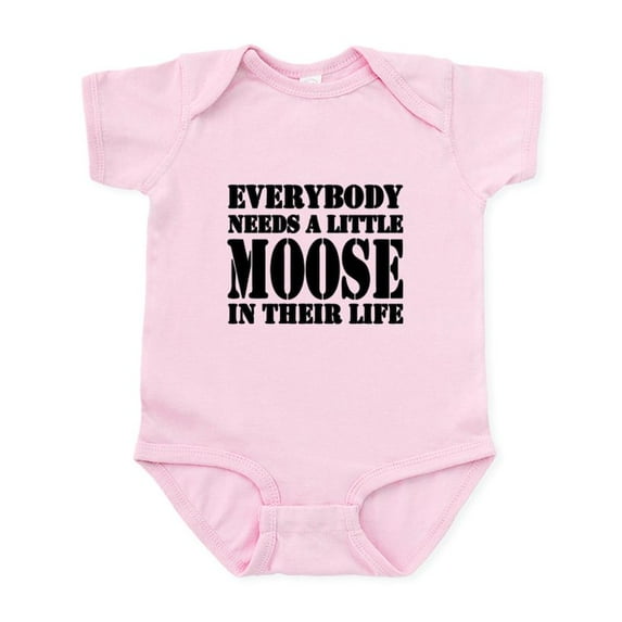 CafePress - Get A Little Moose Infant Bodysuit - Baby Light Bodysuit, Size Newborn - 24 Months