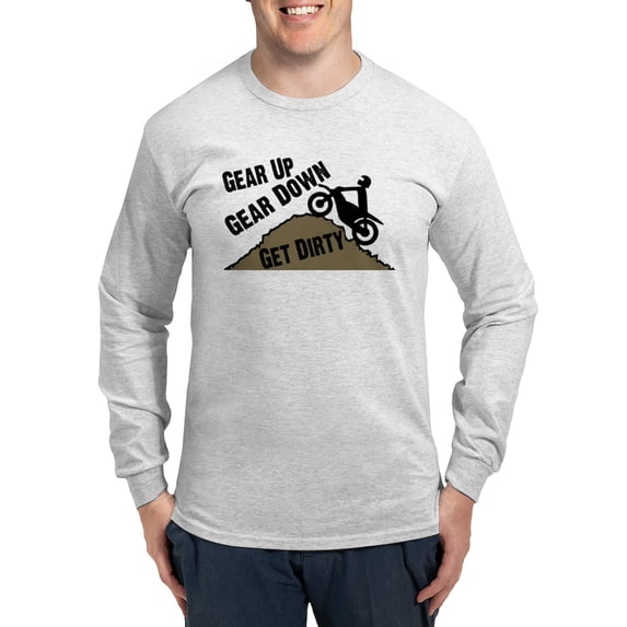 CafePress - Get Dirty Long Sleeve T Shirt - Unisex Cotton Long Sleeve T-Shirt