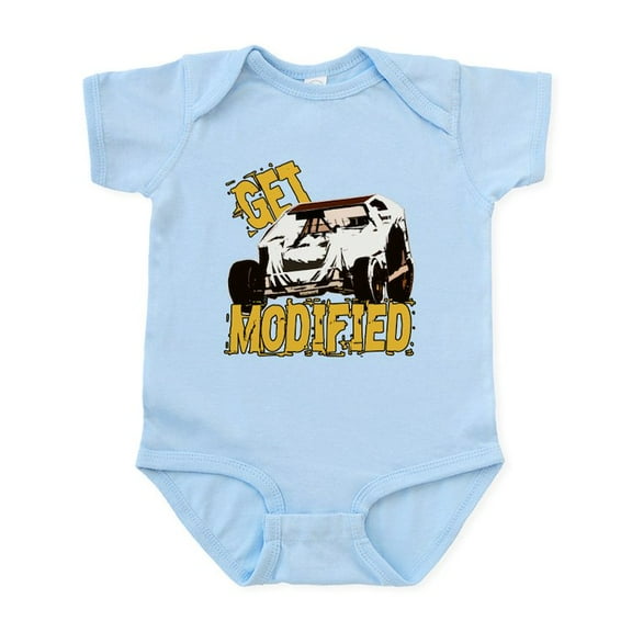 CafePress - Get Modified Infant Bodysuit - Baby Light Bodysuit, Size Newborn - 24 Months
