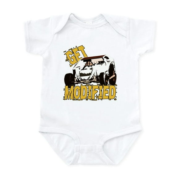 CafePress - Get Modified Infant Bodysuit - Baby Light Bodysuit, Size Newborn - 24 Months