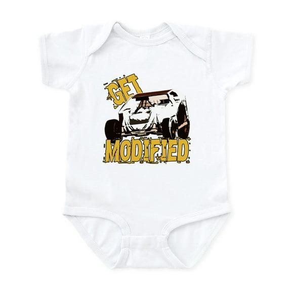 CafePress - Get Modified Infant Bodysuit - Baby Light Bodysuit, Size Newborn - 24 Months