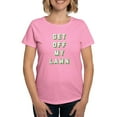 thumbnail image 1 of CafePress - Get Off My Lawn Women's Dark T Shirt - Women's Traditional Fit Dark T-Shirt, 1 of 4