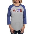 thumbnail image 1 of CafePress - Get Out The Vote 2008 Long Sleeve T Shirt - Womens Baseball Tee, 1 of 4