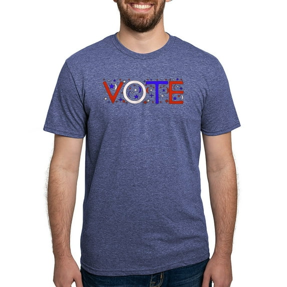 CafePress - Get Out The Vote 2008 T Shirt - Mens Tri-blend T-Shirt