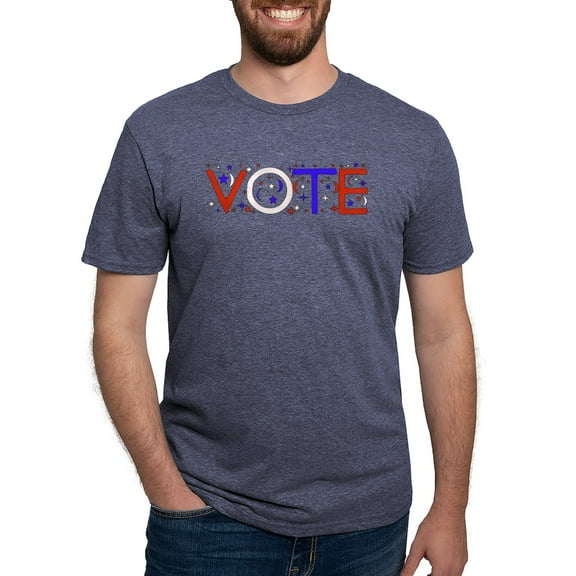 CafePress - Get Out The Vote 2008 T Shirt - Mens Tri-blend T-Shirt