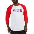 thumbnail image 1 of CafePress - Get Out The Vote Baseball Tee - Cotton Baseball Jersey, 3/4 Raglan Sleeve Shirt, 1 of 4
