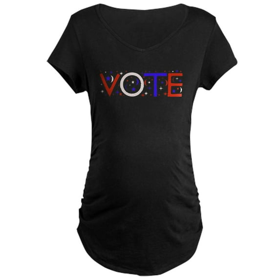 CafePress - Get Out The Vote Maternity Dark T Shirt - Maternity Dark T-Shirt