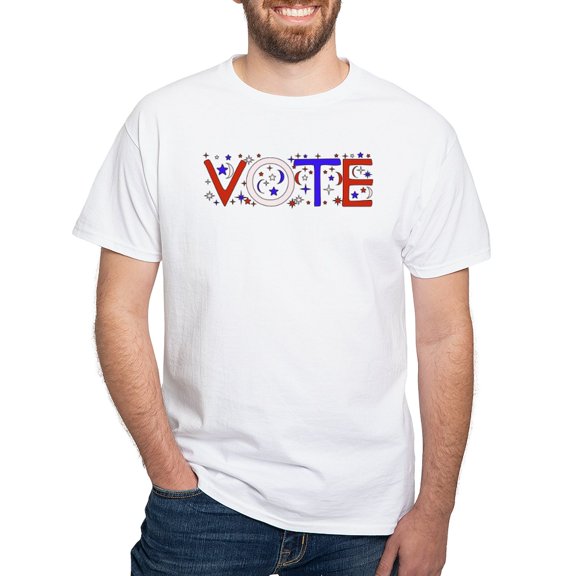CafePress - Get Out The Vote Men's Classic T Shirts - Men's White Classic Cotton T-Shirts