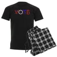 thumbnail image 1 of CafePress - Get Out The Vote Men's Dark Pajamas - Men's Dark Loose Fit Cotton Pajama Set, 1 of 7