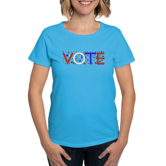 CafePress - Get Out The Vote Women's Classic T Shirt - Women's Traditional Fit Dark T-Shirt