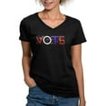 thumbnail image 1 of CafePress - Get Out The Vote Women's V Neck Dark T Shirt - Women's V-Neck Dark T-Shirt, 1 of 4