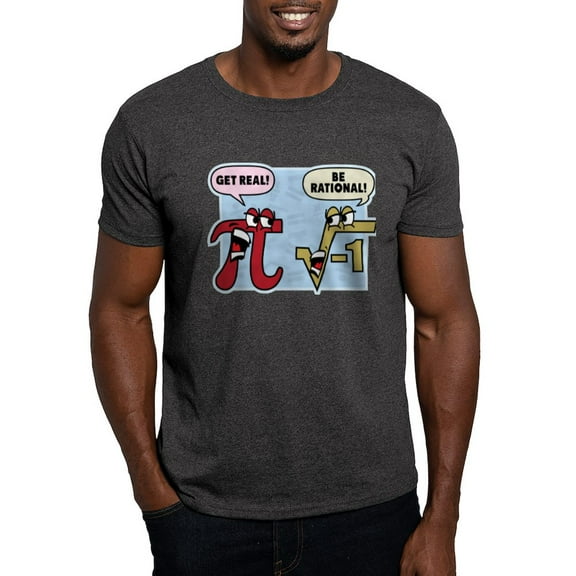 CafePress - Get Real Be Rational T Shirt - Men's Classic Graphic Cotton T-Shirt
