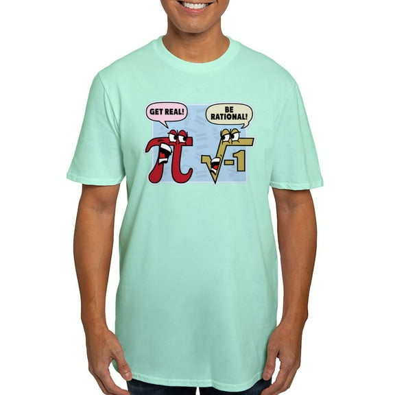 CafePress - Get Real Be Rational T Shirt - Men's Fitted T-Shirt