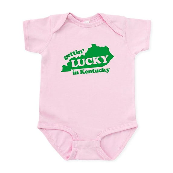 CafePress - Gettin Lucky In Kentucky Infant Bodysuit - Baby Light Bodysuit, Size Newborn - 24 Months