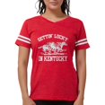 thumbnail image 1 of CafePress - Gettin' Lucky In Kentucky Women's Dark T Shirt - Womens Football Shirt, 1 of 4