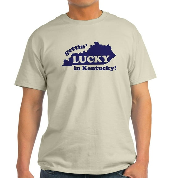CafePress - Gettin Lucky T Shirt - Men's Classic Graphic T-Shirt