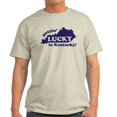 thumbnail image 1 of CafePress - Gettin Lucky T Shirt - Light T-Shirt - CP, 1 of 4