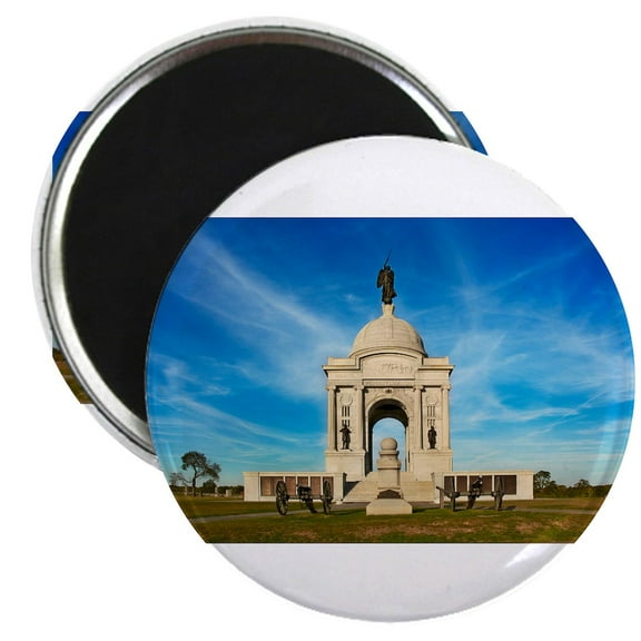 CafePress - Gettysburg National Park Pennsylvania Memorial R - 2.25" Round Magnet, Refrigerator Magnet, Button Magnet Style
