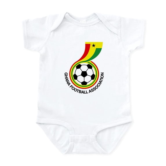 CafePress - Ghana Infant Bodysuit - Baby Light Bodysuit, Size Newborn - 24 Months