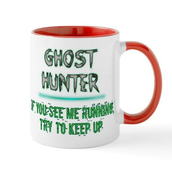 CafePress - Ghost Hunter Mug - 11 oz Ceramic Mug - Novelty Coffee Tea Cup