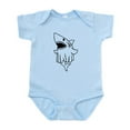 thumbnail image 1 of CafePress - Ghost Shark - Baby Light Bodysuit, Size Newborn - 24 Months, 1 of 4