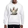 thumbnail image 1 of CafePress - Ghost With A Funny Face - Pullover Hoodie, Hooded Sweatshirt, 1 of 3