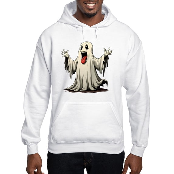 CafePress - Ghost With A Funny Face - Pullover Hoodie, Hooded Sweatshirt