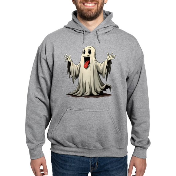 CafePress - Ghost With A Funny Face - Pullover Hoodie, Hooded Sweatshirt