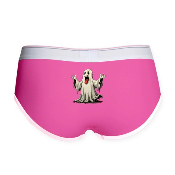 CafePress - Ghost With A Funny Face - Women's Novelty Briefs, Size S-XL