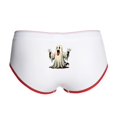 thumbnail image 1 of CafePress - Ghost With A Funny Face - Women's Novelty Briefs, Size S-XL, 1 of 4