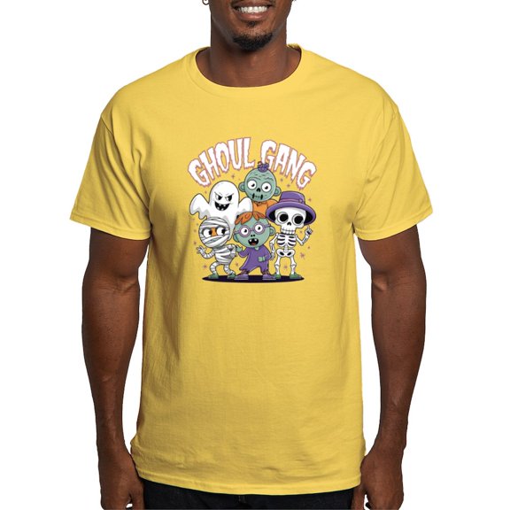 CafePress - Ghoul Gang – Spooky & Stylish Halloween Design Men's Value T Shirt - Men's Classic Graphic T-Shirt