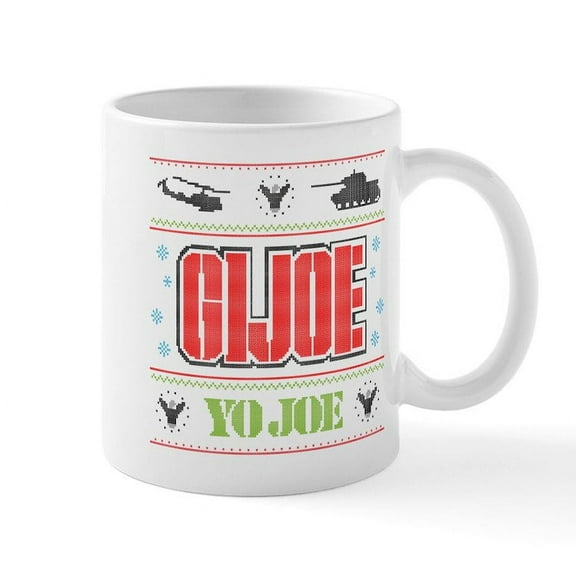 CafePress - Gi Joe Ugly Christmas - 11 oz Ceramic Mug - Novelty Coffee Tea Cup
