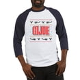 thumbnail image 1 of CafePress - Gi Joe Ugly Christmas Baseball Tee - Cotton Baseball Jersey, 3/4 Raglan Sleeve Shirt, 1 of 4