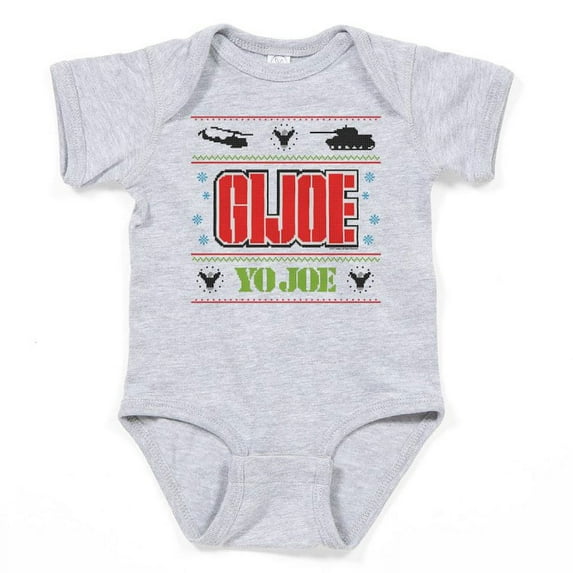 CafePress - Gi Joe Ugly Christmas - Cute Infant Bodysuit Baby Romper - Size Newborn - 24 Months