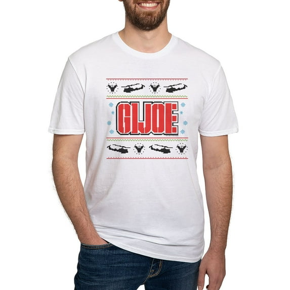 CafePress - Gi Joe Ugly Christmas Fitted T Shirt - Fitted T-Shirt, Vintage Fit Soft Cotton Tee