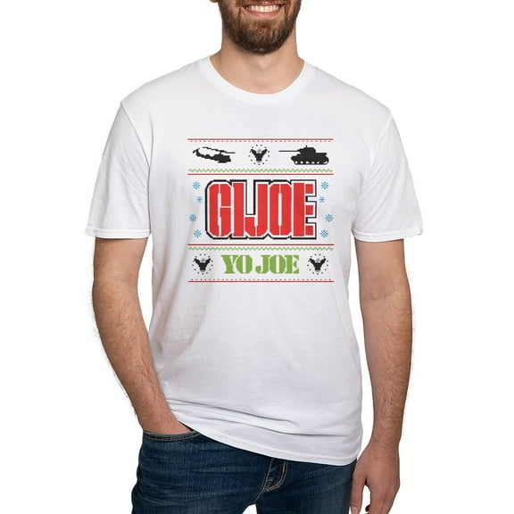 CafePress - Gi Joe Ugly Christmas Fitted T Shirt - Fitted T-Shirt, Vintage Fit Soft Cotton Tee