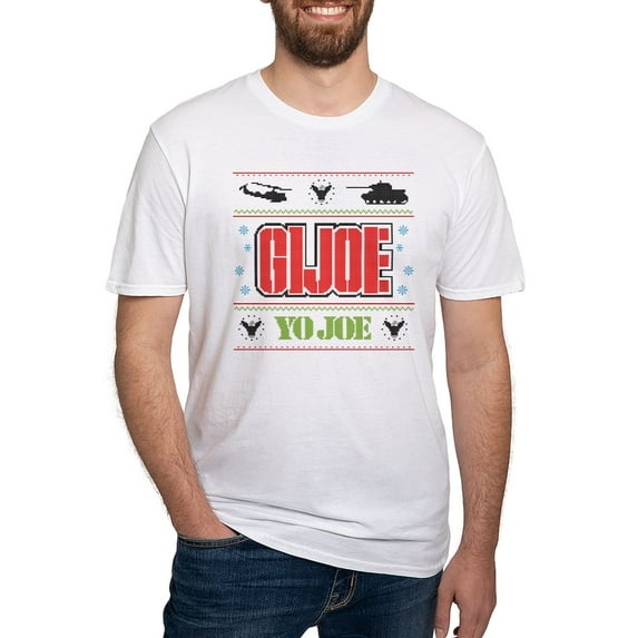 CafePress - Gi Joe Ugly Christmas Fitted T Shirt - Fitted T-Shirt, Vintage Fit Soft Cotton Tee