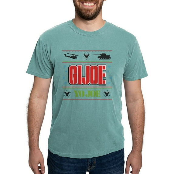 CafePress - Gi Joe Ugly Christmas - Mens Comfort Colors Shirt