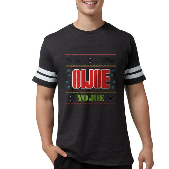 CafePress - Gi Joe Ugly Christmas - Mens Football Shirt