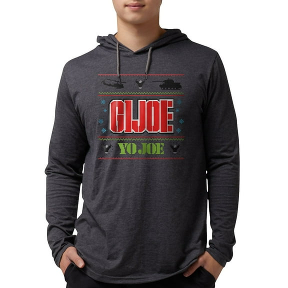 CafePress - Gi Joe Ugly Christmas - Mens Hooded Shirt