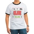 thumbnail image 1 of CafePress - Gi Joe Ugly Christmas Ringer T - 100% Cotton Ringed T-Shirt, 1 of 4