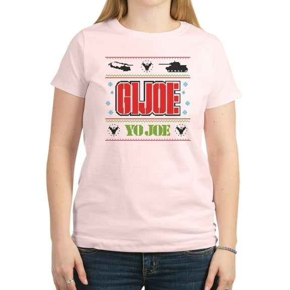 CafePress - Gi Joe Ugly Christmas Women's Light T Shirt - Women's Classic T-Shirt
