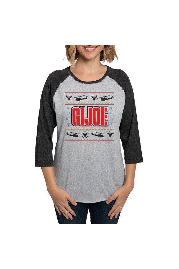 - Gi Joe Ugly Christmas - Womens Baseball Tee