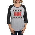 thumbnail image 1 of CafePress - Gi Joe Ugly Christmas - Womens Baseball Tee, 1 of 4