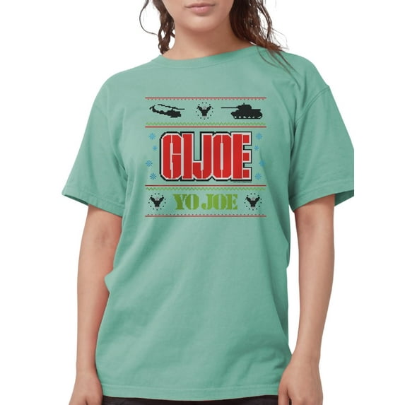 CafePress - Gi Joe Ugly Christmas Womens Comfort Colors Shirt - Womens Comfort Colors® Shirt