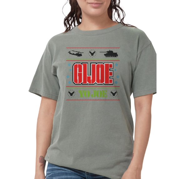 CafePress - Gi Joe Ugly Christmas Womens Comfort Colors Shirt - Womens Comfort Colors® Shirt