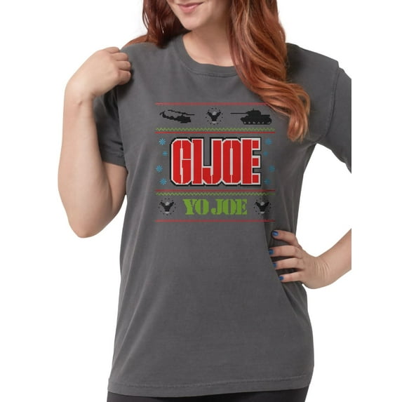 CafePress - Gi Joe Ugly Christmas Womens Comfort Colors Shirt - Womens Comfort Colors® Shirt